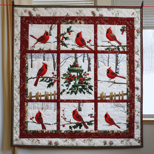 Winter Cardinals LT0811008CL Quilt