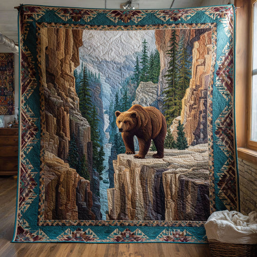 Woodland Bear CW1001062CL Quilt