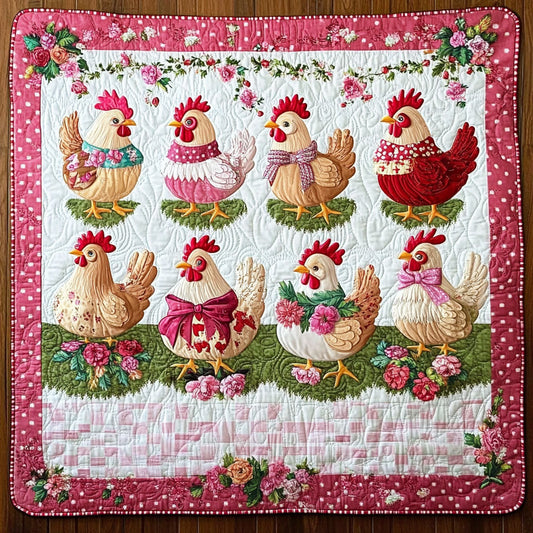 Valentine Hen WY2101084CL Quilt