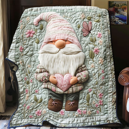 Gnome And Heart WY1302028CL Quilt