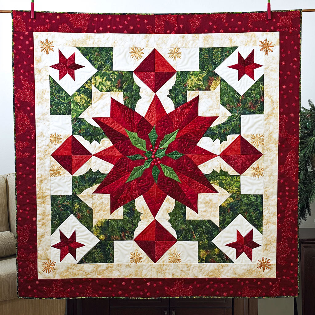 Poinsettia Bloom LT2611021CL Quilt