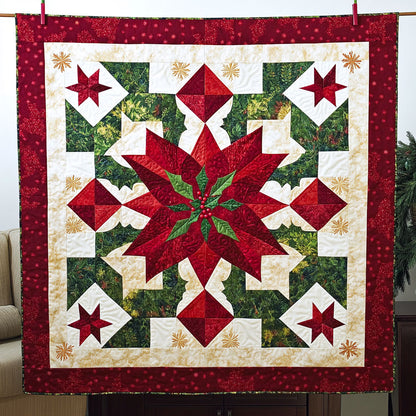 Poinsettia Bloom LT2611021CL Quilt
