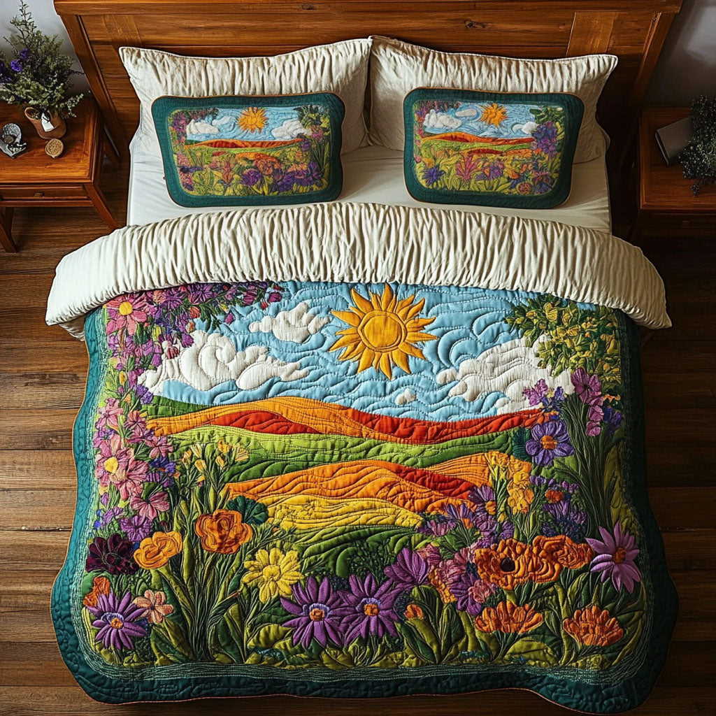 Floral Landscape WY1807046CL Duvet Cover Set