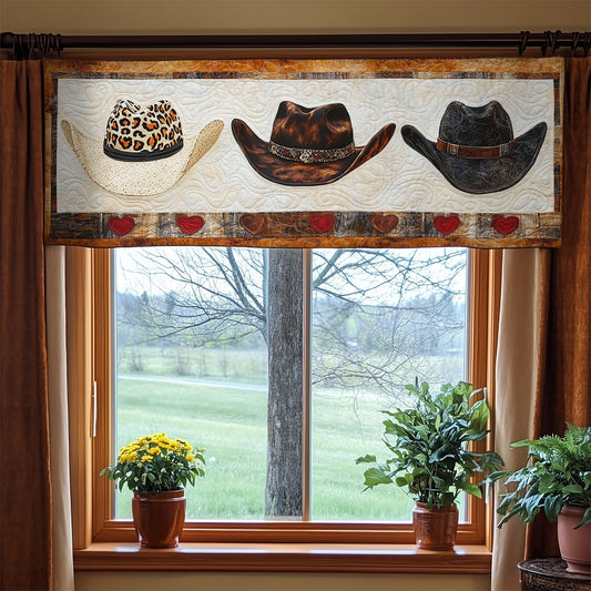 Cowboy Hat WX1305011CL Quilted Valance
