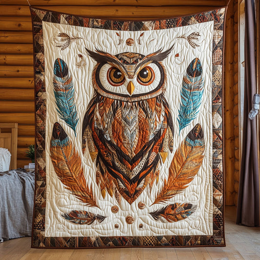Tribal Owl CW1007044CL Quilt