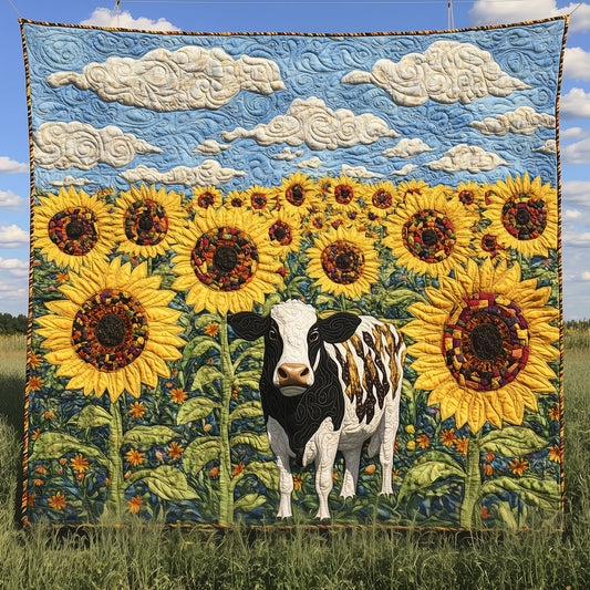 Cow In Sunflower Field LT1909009CL Quilt