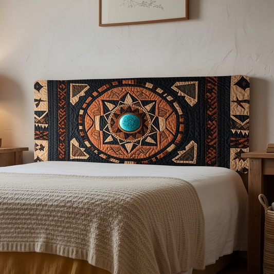 Native Earth Mandala KL1212005CL Quilted Headboard Slipcover