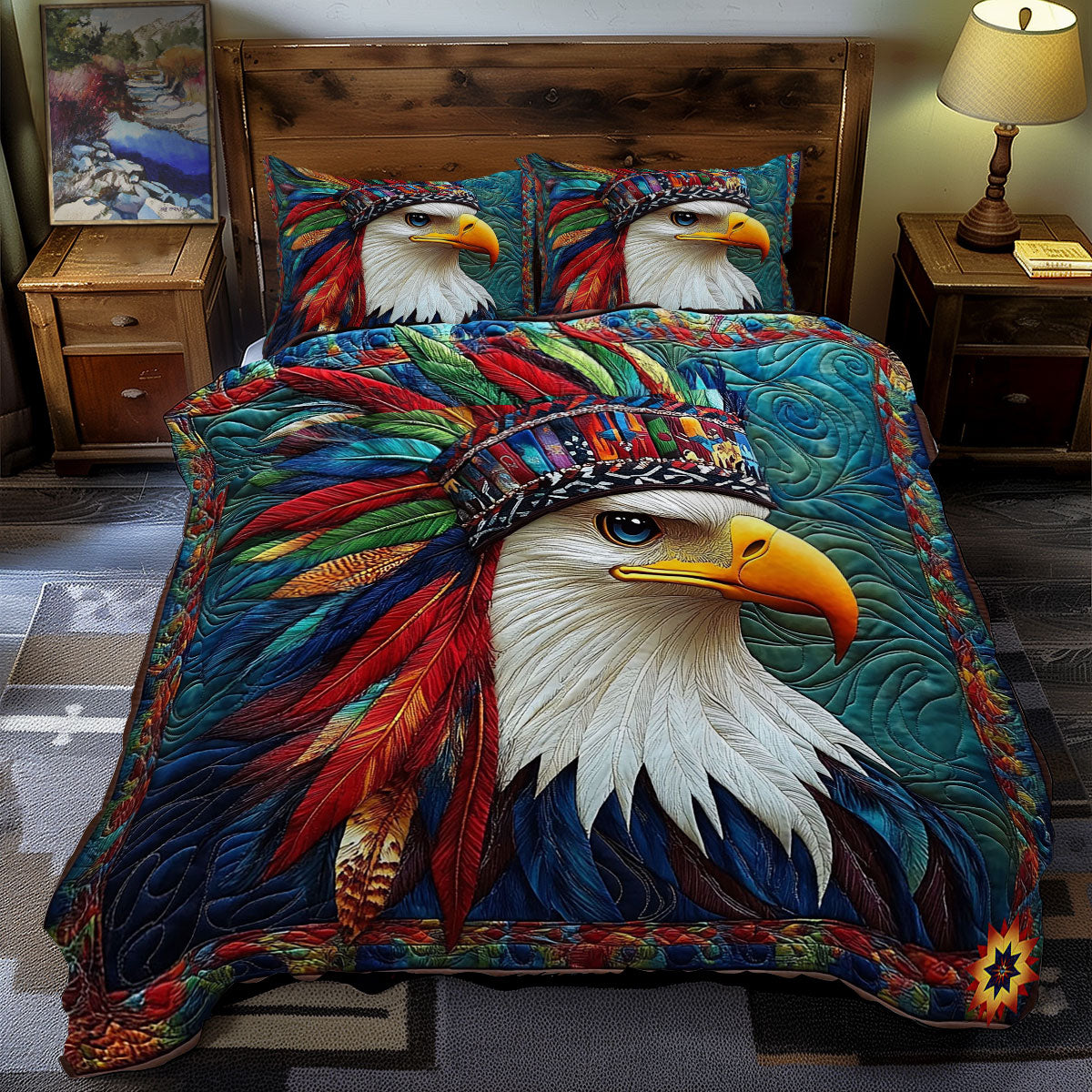 Feather Eagle WY1112036CL Duvet Cover Set