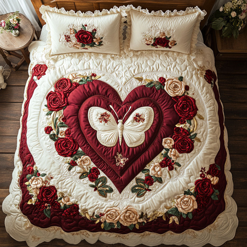Butterfly In Heart WY1302069CL Duvet Cover Set