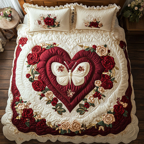 Butterfly In Heart WY1302069CL Duvet Cover Set