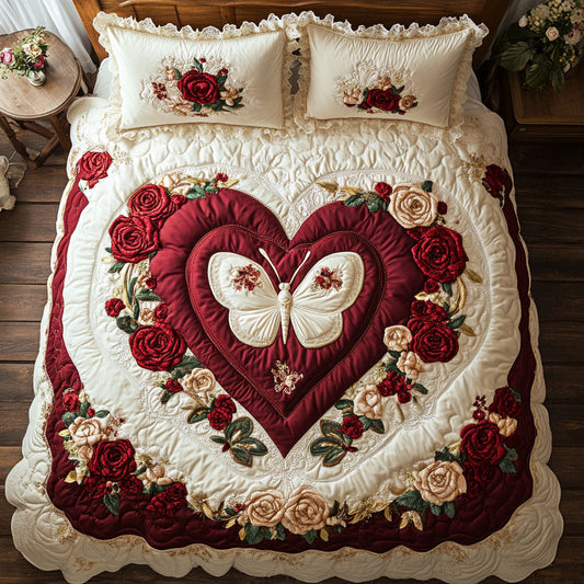 Butterfly In Heart WY1302069CL Duvet Cover Set