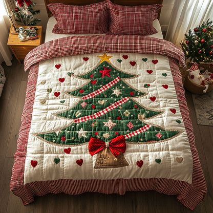 Starry Patch Christmas Tree WN1211105CL Duvet Cover Set
