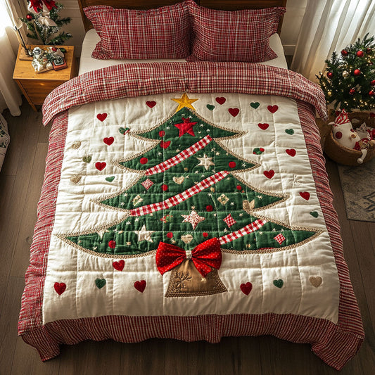 Starry Patch Christmas Tree WN1211105CL Duvet Cover Set