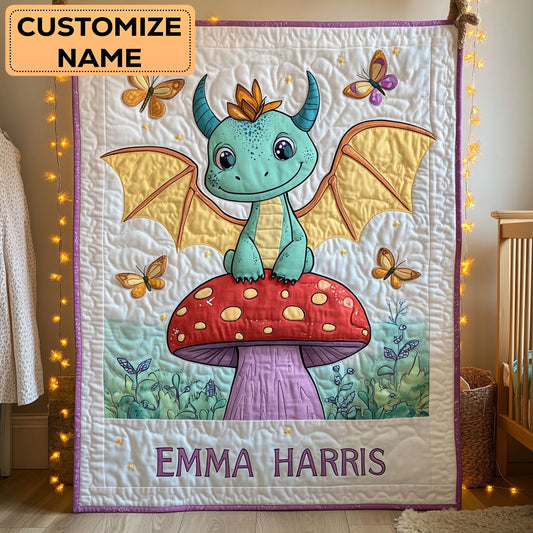Magic Dragon CW2107049CL Personalized Baby Quilt