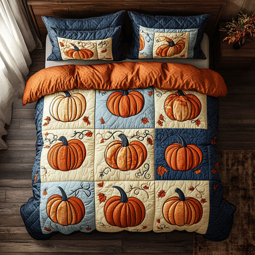 Pumpkin Harvest Glow CW2308018CL Duvet Cover Set