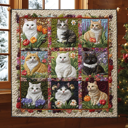 Flower Cat CW0611028CL Quilt