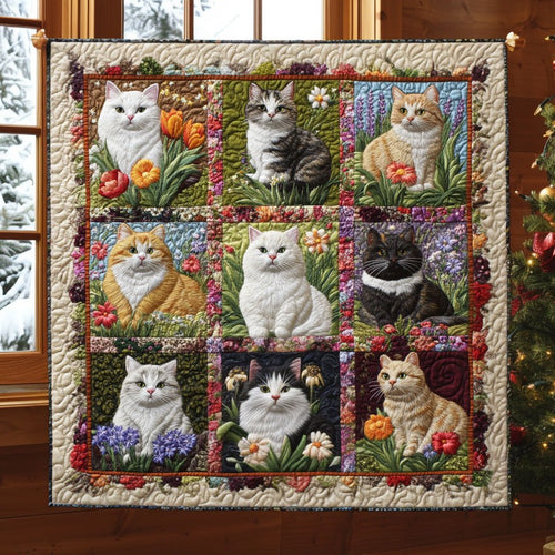 Flower Cat CW0611028CL Quilt