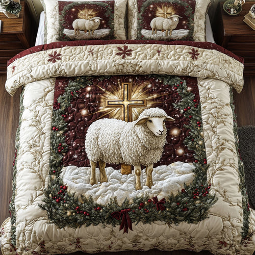 Festive Star Sheep WN3010026CL Duvet Cover Set