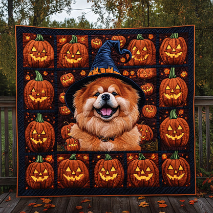 Chow Chow Pumpkin Nest WN1108018CL Quilt