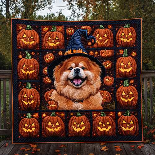 Chow Chow Pumpkin Nest WN1108018CL Quilt