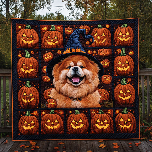 Chow Chow Pumpkin Nest WN1108018CL Quilt