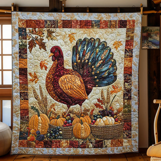 Thanksgiving Turkey Joy WN2011046CL Quilt