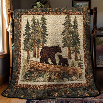 Bear And Cubs WN0104003CL Quilt