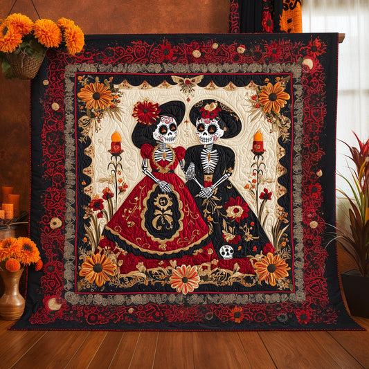 Skeleton Celebration WN0608066CL Quilt