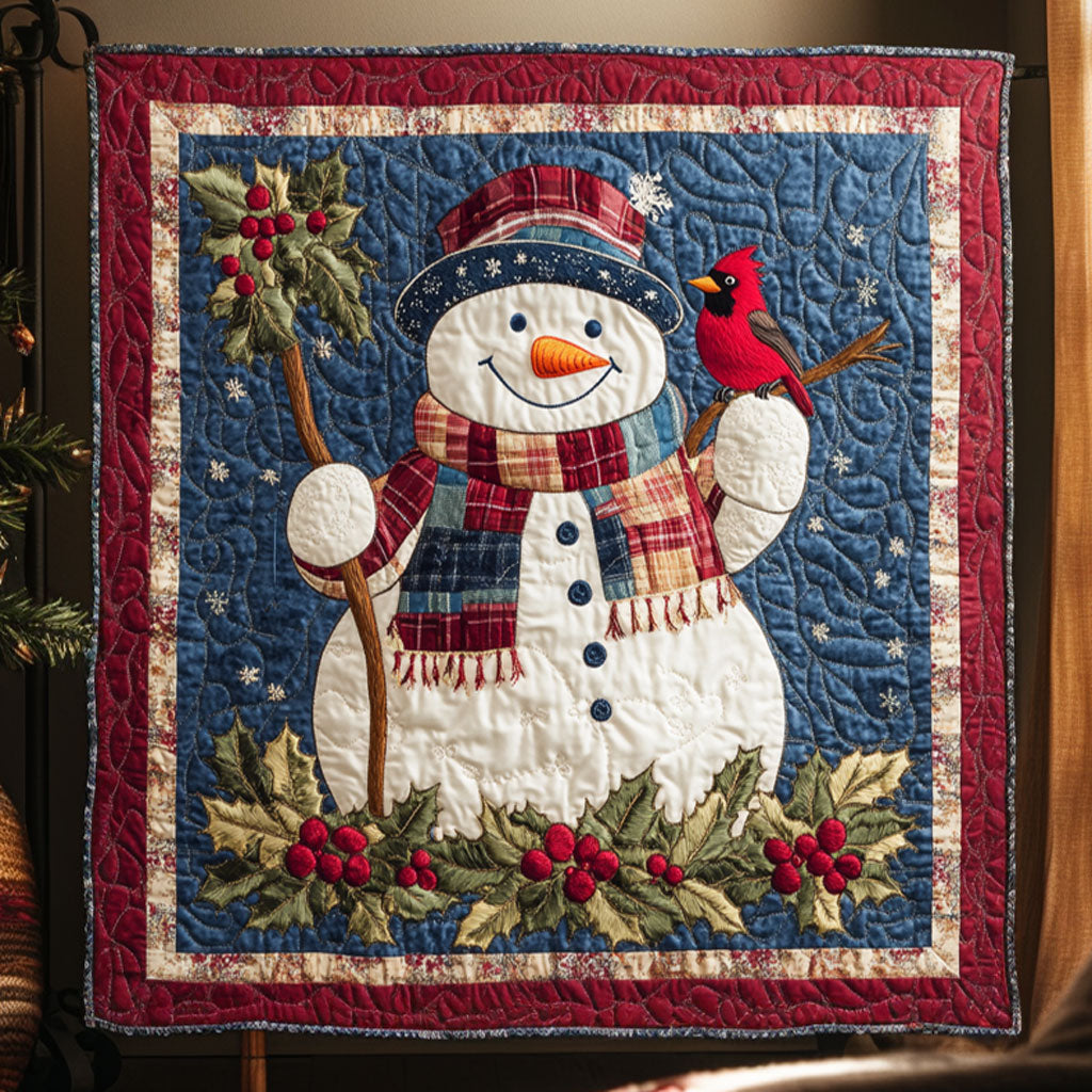 Plaid Snowman WN2509047CL Quilt