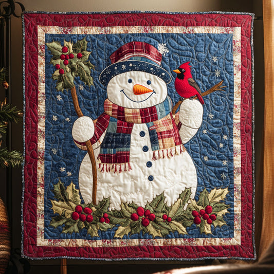 Plaid Snowman WN2509047CL Quilt