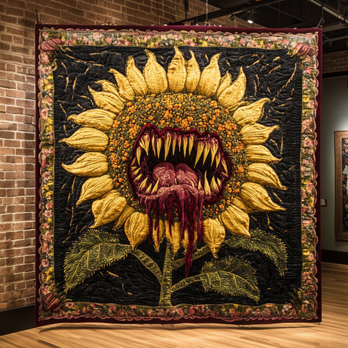 Terrifying Sunflower Curse WN1209035CL Quilt