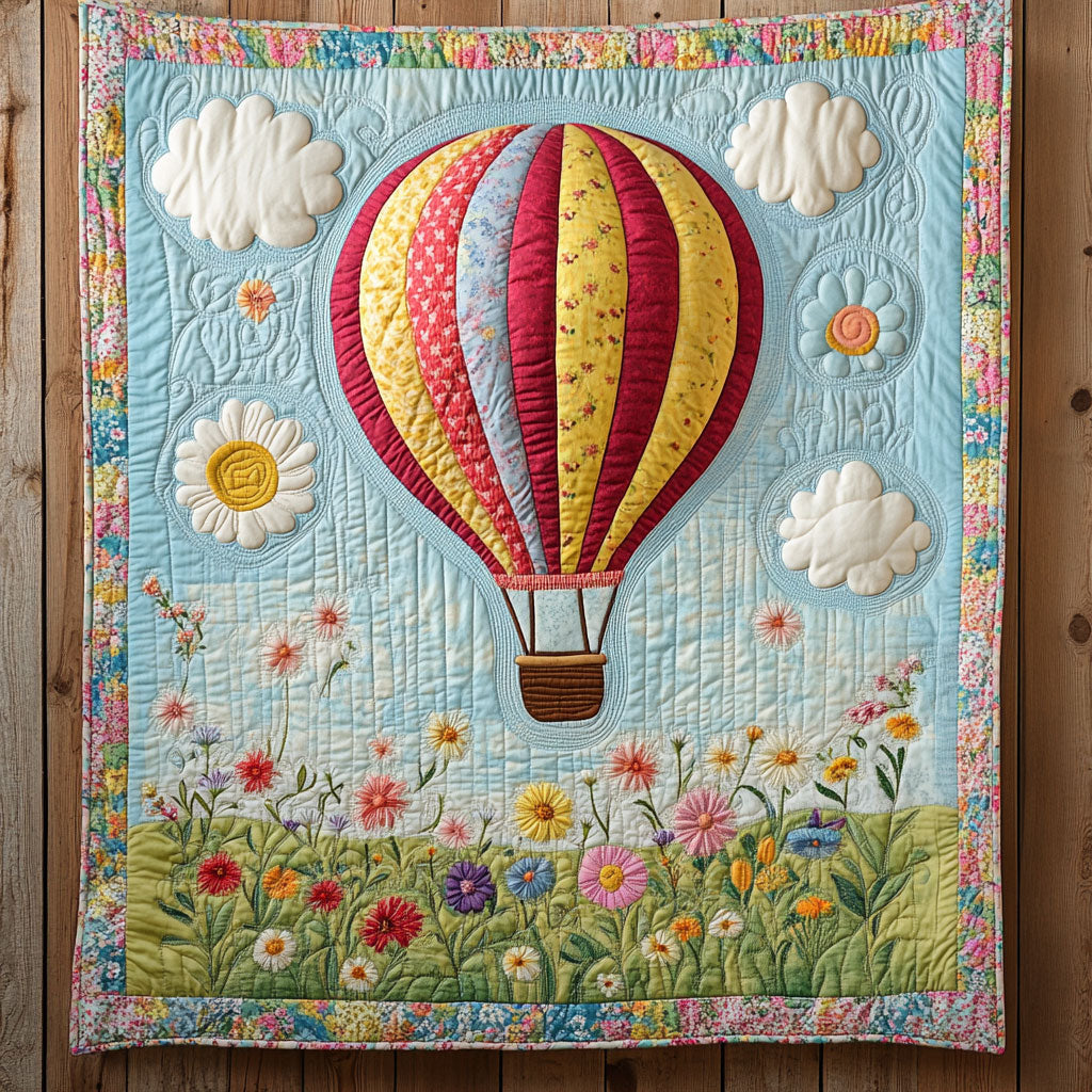 Floral Balloon CW2207013CL Quilt