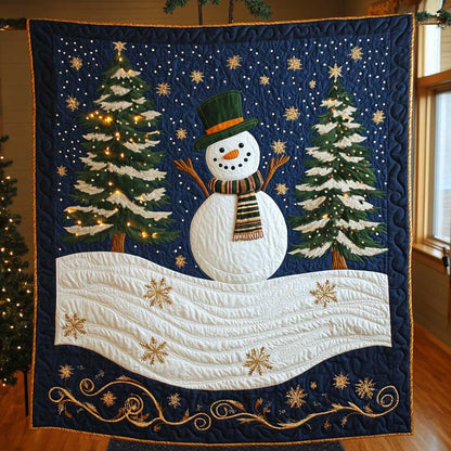 Funny Christmas Snowman WP2911001CL Quilt