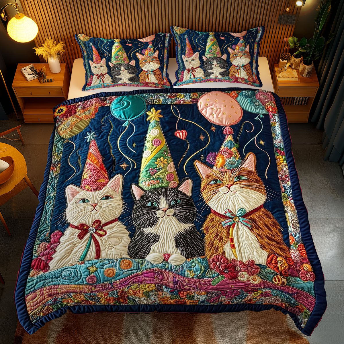 Birthday Of Cat WY2712081CL Duvet Cover Set