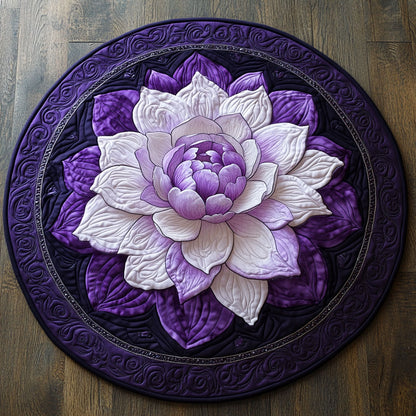 Royal Blossom CP0912066CL Quilted Round Mat