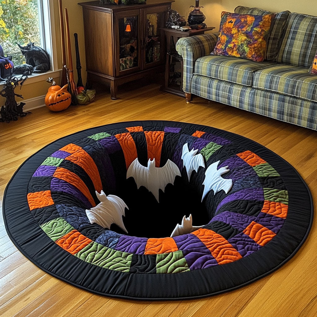 Phantom Hollow CP0410007CL Quilted Round Mat