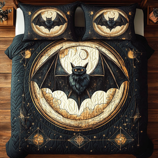 Golden Bat Moon WY0608057CL Duvet Cover Set