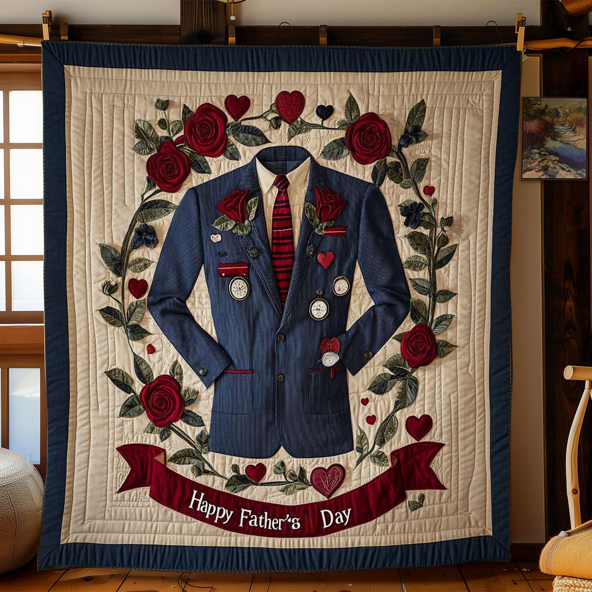 Dapper Dad WN1004025CL Quilt