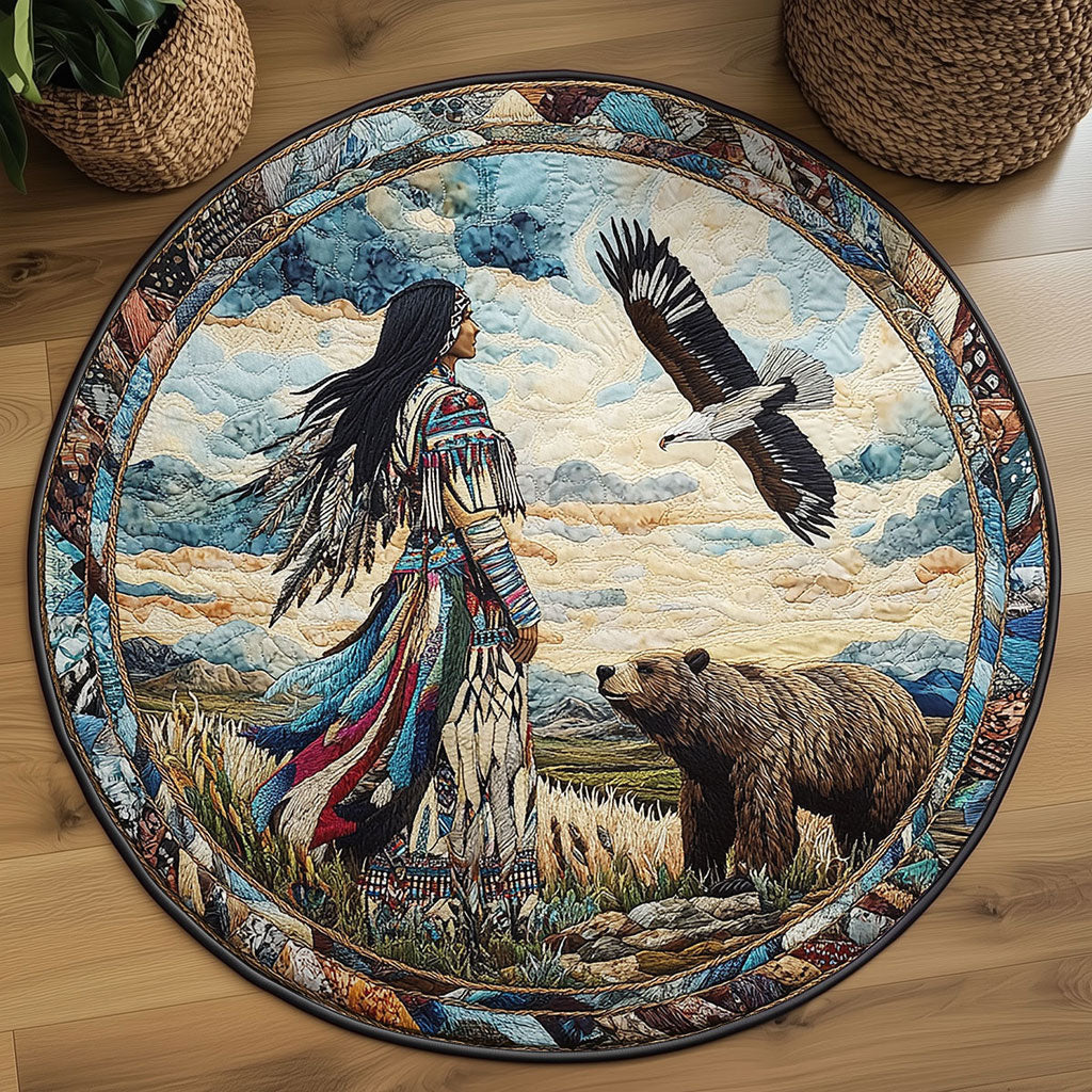 Sky Native WN2008106CL Quilted Round Mat