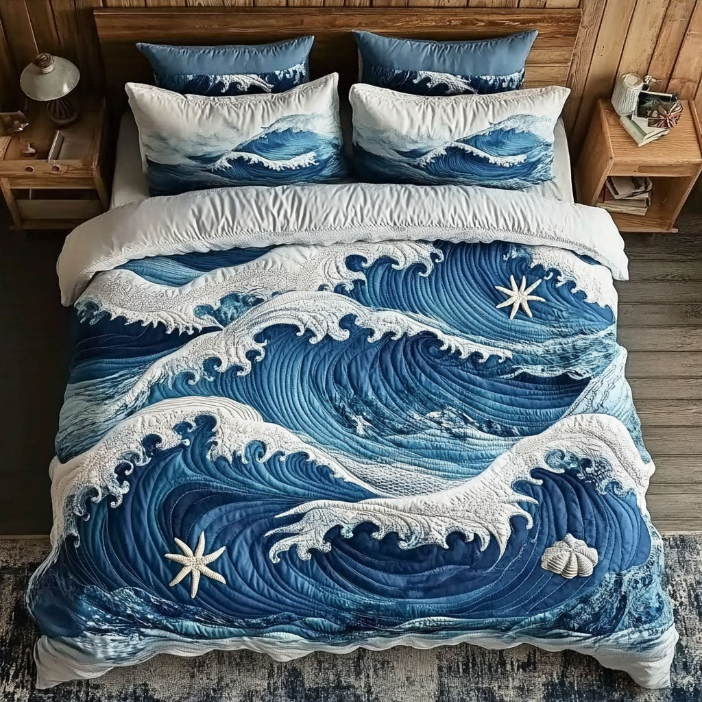 Sea Wave WY1402024CL Duvet Cover Set