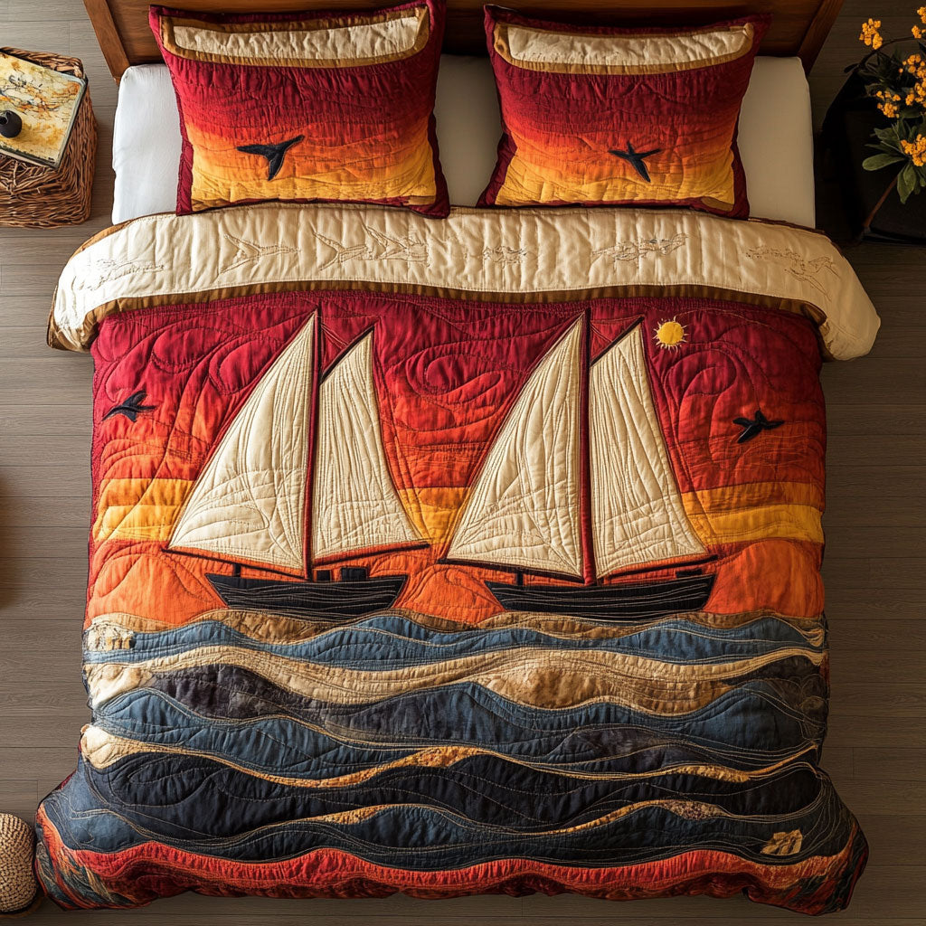 Crimson Voyage CP2409011CL Duvet Cover Set