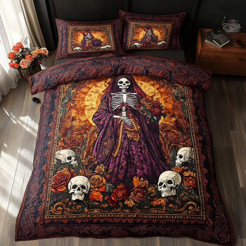 Skeleton Rose WN2609073CL Duvet Cover Set