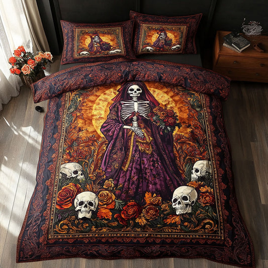 Skeleton Rose WN2609073CL Duvet Cover Set