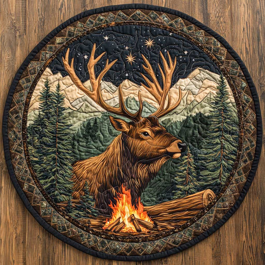 Impressive Moose CQ3004026CL Quilted Round Mat