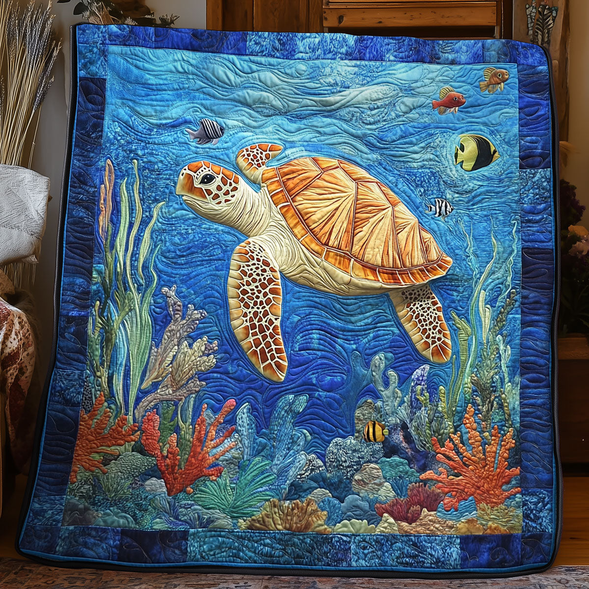 Turtle Sea WX3105067CL Quilt
