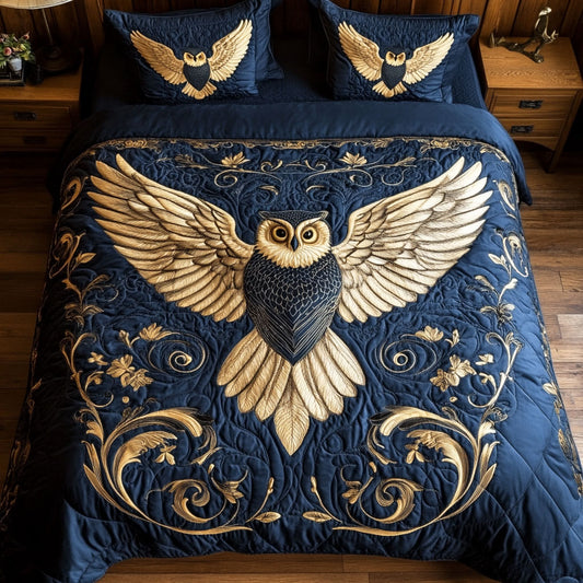 Midnight Royal Owl WY2201023CL Duvet Cover Set