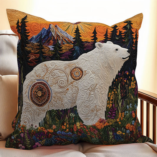 White Bear WX0406128CL Quilt Pillow Case