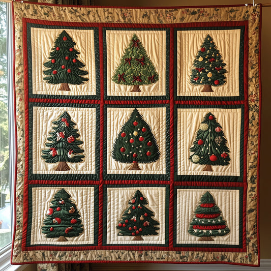 Vibrant Geometric Christmas Tree LT3009017CL Quilt