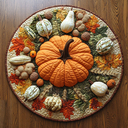 Autumn Bounty WY2108010CL Quilted Round Mat