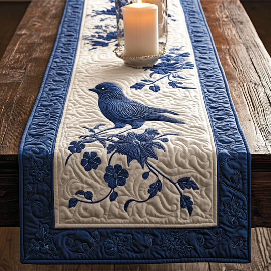 The Feathered CM0206042CL Quilted Table Runner